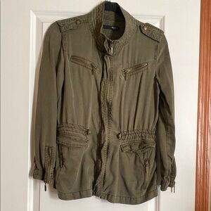 Max Jeans olive green utility jacket